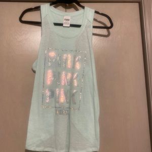 PINK tank size small. New without tags